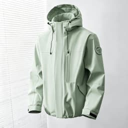 JNLN Men's Women's Waterproof Hiking Jacket Trekking Camping Mountaineering Windbreaker Unisex Outdoor Sport Windproof Rain Coat