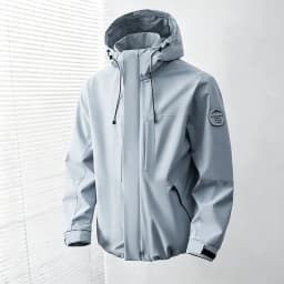 JNLN Men's Women's Waterproof Hiking Jacket Trekking Camping Mountaineering Windbreaker Unisex Outdoor Sport Windproof Rain Coat
