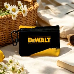 C-DeWaltS Cool Fashion Wear-resistant Oxford Cloth Coin Purse Portable Backpack Hanging Card Storage Bag
