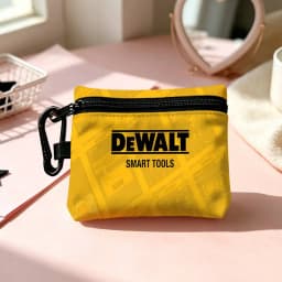 C-DeWaltS Cool Fashion Wear-resistant Oxford Cloth Coin Purse Portable Backpack Hanging Card Storage Bag