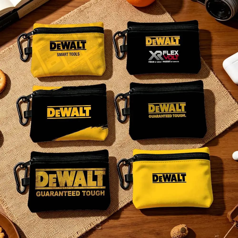 C-DeWaltS Cool Fashion Wear-resistant Oxford Cloth Coin Purse Portable Backpack Hanging Card Storage Bag