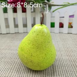 Artificial Fruits and Vegetables Home Decoration Fake Orange Peach Apple Pear Grape Lemon Peach Ornament Food Photography Props