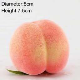Artificial Fruits and Vegetables Home Decoration Fake Orange Peach Apple Pear Grape Lemon Peach Ornament Food Photography Props