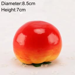 Artificial Fruits and Vegetables Home Decoration Fake Orange Peach Apple Pear Grape Lemon Peach Ornament Food Photography Props
