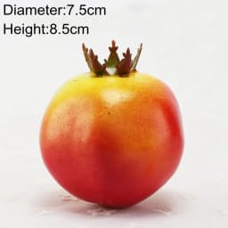 Artificial Fruits and Vegetables Home Decoration Fake Orange Peach Apple Pear Grape Lemon Peach Ornament Food Photography Props