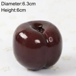 Artificial Fruits and Vegetables Home Decoration Fake Orange Peach Apple Pear Grape Lemon Peach Ornament Food Photography Props