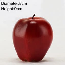 Artificial Fruits and Vegetables Home Decoration Fake Orange Peach Apple Pear Grape Lemon Peach Ornament Food Photography Props