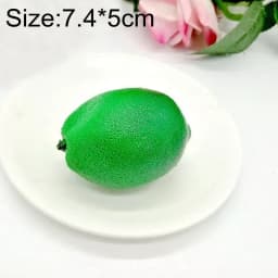 Artificial Fruits and Vegetables Home Decoration Fake Orange Peach Apple Pear Grape Lemon Peach Ornament Food Photography Props