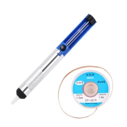 Soldering Sucker Pen Aluminum Metal Desoldering Pump Suction Tin Gun Removal Vacuum Soldering Iron Desolder Hand Welding Tools