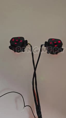 With Frame + Wire Car Cruise Control Buttons Blue / Red Backlight Steering Wheel Volume Button For Ford Fiesta MK7 Ecosport 2013
