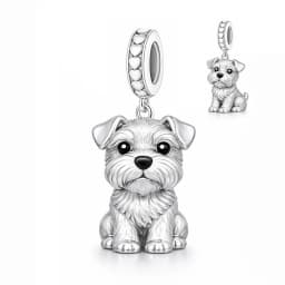 Pan Charms Puppy Dog Paw Print Pet Lover Pendant Charm Beads Fit Original Bracelet Jewelry DIY Birthday Gift for Her/Him Women
