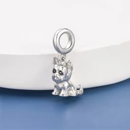Pan Charms Puppy Dog Paw Print Pet Lover Pendant Charm Beads Fit Original Bracelet Jewelry DIY Birthday Gift for Her/Him Women