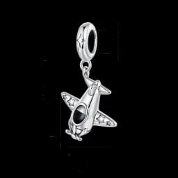 Wostu 925 Sterling Silver Travel Landmark Charms Camera Globe Airplane Eiffel Tower Big Ben Dangle Beads Fit Bracelet Women DIY
