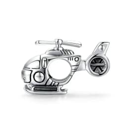 Wostu 925 Sterling Silver Travel Landmark Charms Camera Globe Airplane Eiffel Tower Big Ben Dangle Beads Fit Bracelet Women DIY