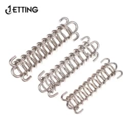 1pcs Dog Leash Shock Absorbing Buffer Tension Spring Training Sun Shade Heavy Duty Steel Tent Rope Fixed Buckle Drawbar Spring
