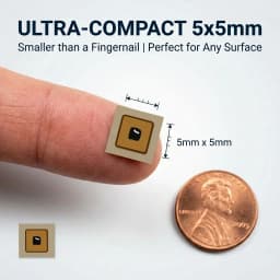 5x5mm Square FPC NFC Tag NTAG213 144B 13.56MHz Rewritable Micro RFID Sticker for Smart Jewelry Asset Tracking