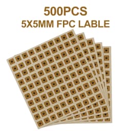 5x5mm Square FPC NFC Tag NTAG213 144B 13.56MHz Rewritable Micro RFID Sticker for Smart Jewelry Asset Tracking