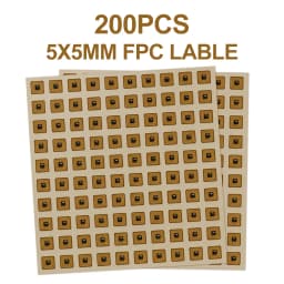 5x5mm Square FPC NFC Tag NTAG213 144B 13.56MHz Rewritable Micro RFID Sticker for Smart Jewelry Asset Tracking