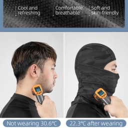 ROCKBROS Motorcycle Mask UV Sun Protection Balaclava Summer Riding Motorcyclist Scarf Breathable Face Mask Motorcycle Acsessorie