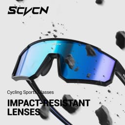 SCVCN New Photochromic Sports Cycling Glasses Men Women Running Sunglasses UV400 Mountain Camping Fishing Eyewear MTB Goggles