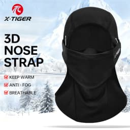 X-TIGER Warm Bicycle Motorcycle Full Face Mask Windproof Breathable Balaclava Anti-fog Ski Mask Winter Riding Mask Scarf Hood