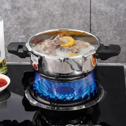 Kitchen Gas Pressure Cooker, 80KPa, Pressure Cooker, Rice Cooker, Energy-saving, Safety Protection, Fast Cooking Machinery
