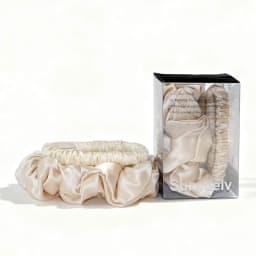 6A grade 100% silk Fabric Women Hair Scrunchies 22 Momme High Quality Hair Ties set Combination Hairbands Hair Accessories