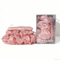 6A grade 100% silk Fabric Women Hair Scrunchies 22 Momme High Quality Hair Ties set Combination Hairbands Hair Accessories