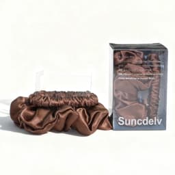 6A grade 100% silk Fabric Women Hair Scrunchies 22 Momme High Quality Hair Ties set Combination Hairbands Hair Accessories