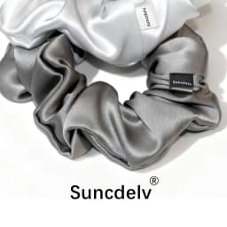 6A grade 100% silk Fabric Women Hair Scrunchies 22 Momme High Quality Hair Ties set Combination Hairbands Hair Accessories