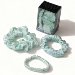 6A grade 100% silk Fabric Women Hair Scrunchies 22 Momme High Quality Hair Ties set Combination Hairbands Hair Accessories