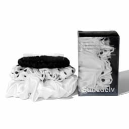 6A grade 100% silk Fabric Women Hair Scrunchies 22 Momme High Quality Hair Ties set Combination Hairbands Hair Accessories