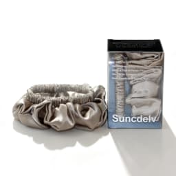 6A grade 100% silk Fabric Women Hair Scrunchies 22 Momme High Quality Hair Ties set Combination Hairbands Hair Accessories