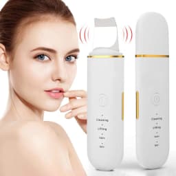 Ultrasonic Skin Scrubber Face Spatula Pore Cleaner Blackhead Remover Shovel Skin Care Tool for Facial Lifting and Deep Cleansing