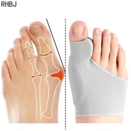 1Pair Toe Separator Hallux Valgus Bunion Corrector Hammer Toe Straightener Foot Pain Relief Orthopedic Pedicure Tools Foot Care