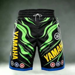 Summer Hot Selling New Yamaha Fashion Loose Speed Drying White Shorts for Men and Women Personalized Motorcycle Riding Shorts