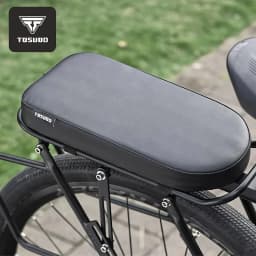 TOSUOD Bicycle Backseat Cushion Soft Comfortable Bike Seat For Men & Women Easy Installation Detachable Bicycle Parts