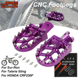 CNC Footpegs Motorcycle Accessories Seat Cover Grips Suspension Linkage Peg For Surron Sur Ron Light bee S X E-Bike JFG