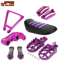 CNC Footpegs Motorcycle Accessories Seat Cover Grips Suspension Linkage Peg For Surron Sur Ron Light bee S X E-Bike JFG