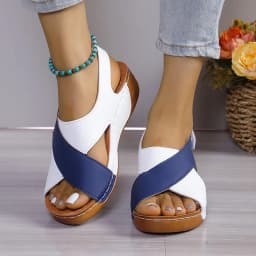 Women Platform Sandals Summer Mix Color Sandals Luxury Designer Shoes for Women Casual Beach Sandals Custom Casual Shoes
