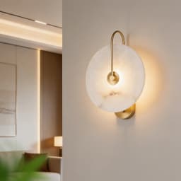 Natural Marble and Travertine Bedroom Living Room Dining Room Staircase Walls Lamps Background Wall Sstore Decoration Wall Lamps