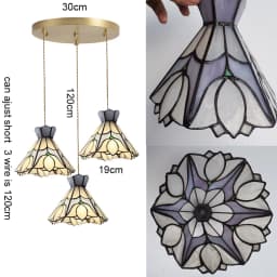 European Pendant Lamp Bar Restaurant Creative Rural Bedroom Balcony Hanging Light Fixture Retro Colorful Glass Chandelier Indoor