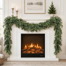 Christmas Artificial Cedar Garland Artificial Greenery Garland for Fireplace Table Indoor Outdoor Home Xmas Holiday Decoration