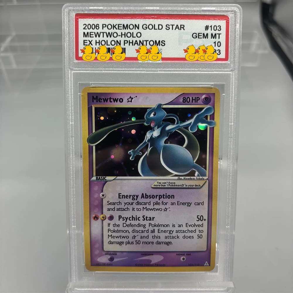 DIY Rating Card Collection Card 2006 GOLD STAR -HOLO 103/110 Copy 10Points Rating Card Anime Game Gift