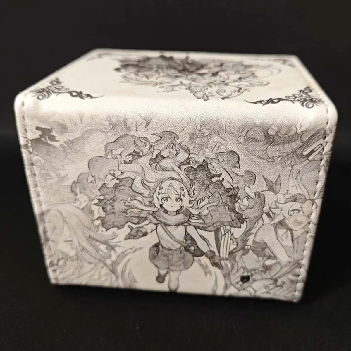 Diy Self Made Yu-Gi-Oh! Dogmatika Ecclesia The Virtuous Card Storage Box Ygo High-End Leather Card Storage Box Gift Toys