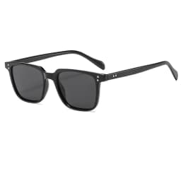Retro Ultra light Rivets Square Sunglasses Women Fashion Brand Designer Rectangle Eyewear UV400 Men Sun Glasses