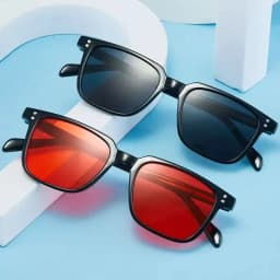 Retro Ultra light Rivets Square Sunglasses Women Fashion Brand Designer Rectangle Eyewear UV400 Men Sun Glasses