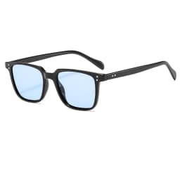 Retro Ultra light Rivets Square Sunglasses Women Fashion Brand Designer Rectangle Eyewear UV400 Men Sun Glasses
