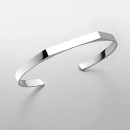 ELANDIS Wide 5MM Stainless Steel Bracelet Gold Plated Men's Minimalist Accessories Wholesale