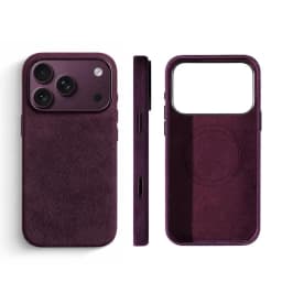 Real Italian Imported for Alcantara Magnetic Case for iPhone 18 17 Pro Max 18Pro With MagSafe Case Smart Button Protective Cover